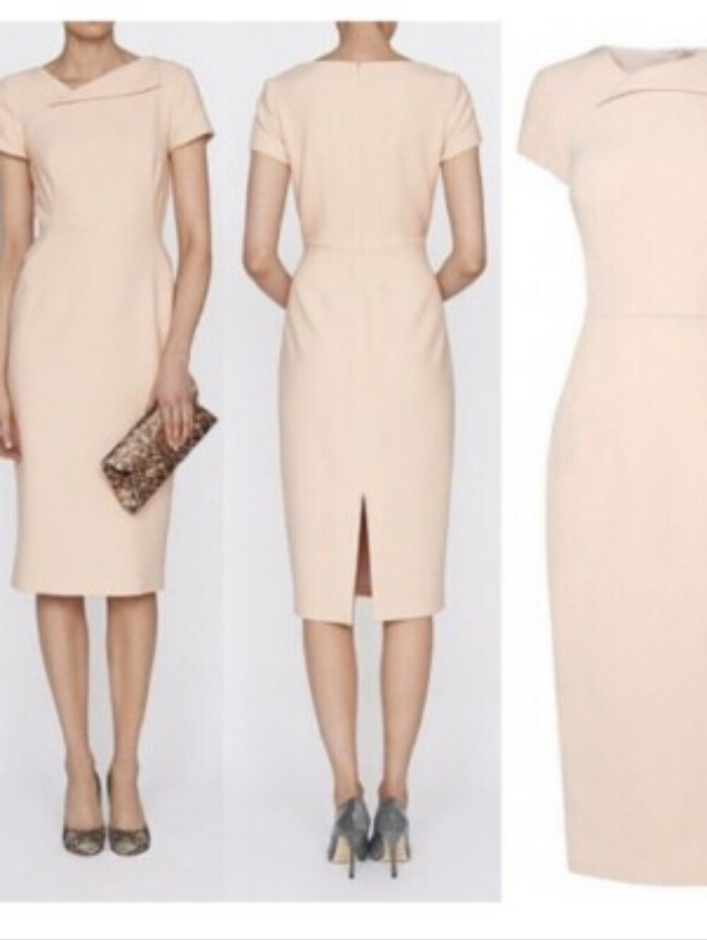 Vince Camuto Women's Cream Dress- Size 12